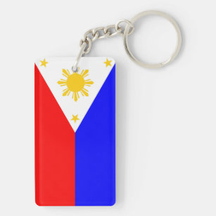 Philippines country flag nation symbol keychain