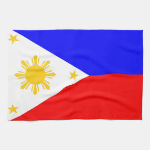 philippines country flag towel