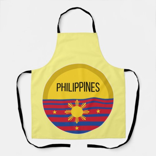 Philippines Cute Design Ideas Pattern Sunset Apron