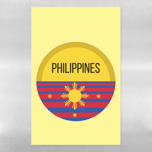 Philippines Cute Design Ideas Pattern Sunset Magnetic Dry Erase Sheet