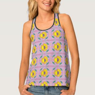 Philippines Filipina Pilipina Girly Floral Tank Top
