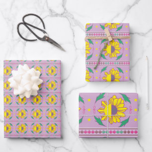 Philippines Filipina Pilipina Girly Floral Wrapping Paper Sheets