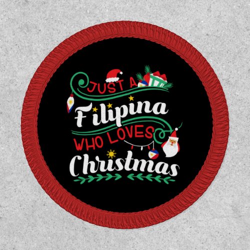 Philippines _ Filipina Who Loves Christmas Patch