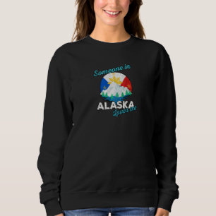 Philippines Filipino Alaska Loves Me Flag Alaskan  Sweatshirt
