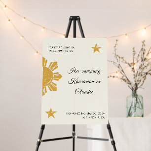 Philippines Filipino Birthday Welcome Sign Decors