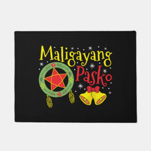 Philippines Filipino Christmas Maligayang Pasko Doormat