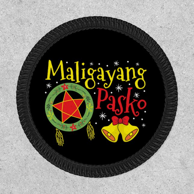 Philippines Filipino Christmas Maligayang Pasko Patch (Front)