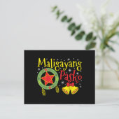 Philippines Filipino Christmas Maligayang Pasko Postcard (Standing Front)