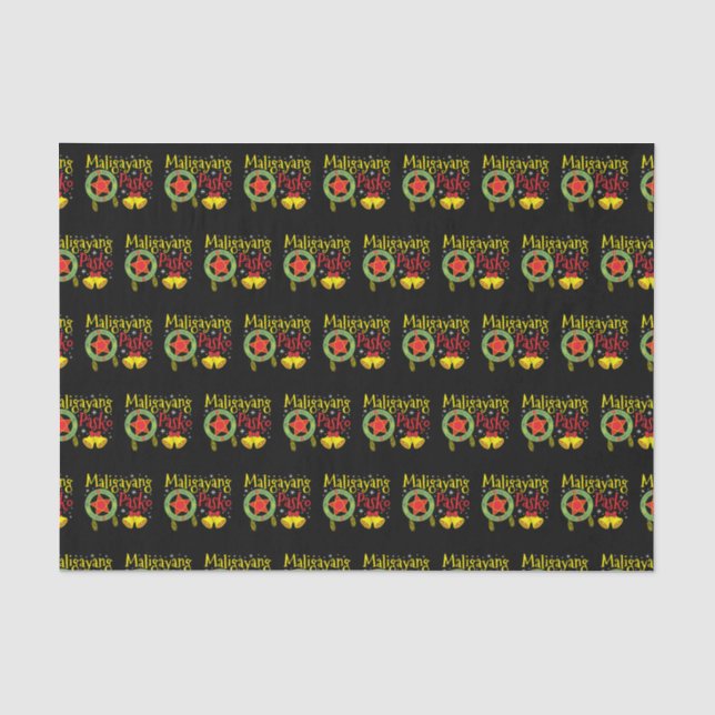 Philippines Filipino Christmas Maligayang Pasko Tissue Paper (Front)