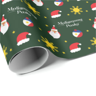 Philippines Filipino Christmas Maligayang Pasko Wrapping Paper