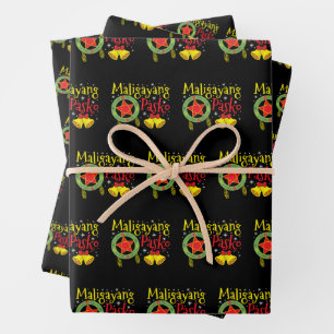 Philippines Filipino Christmas Maligayang Pasko Wrapping Paper Sheets