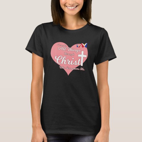 Philippines Filipino Filipina Catholic Can Do Ever T_Shirt