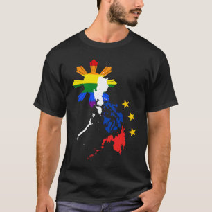 Philippines Filipino Filipina Gay Pride LGBTQ Lesb T-Shirt