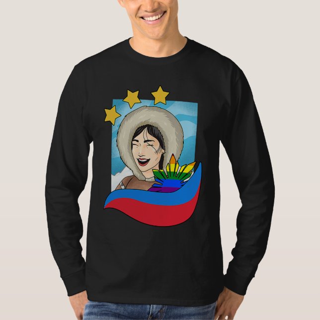 Philippines Filipino Filipina Gay Pride LGBTQ Lesb T-Shirt (Front)
