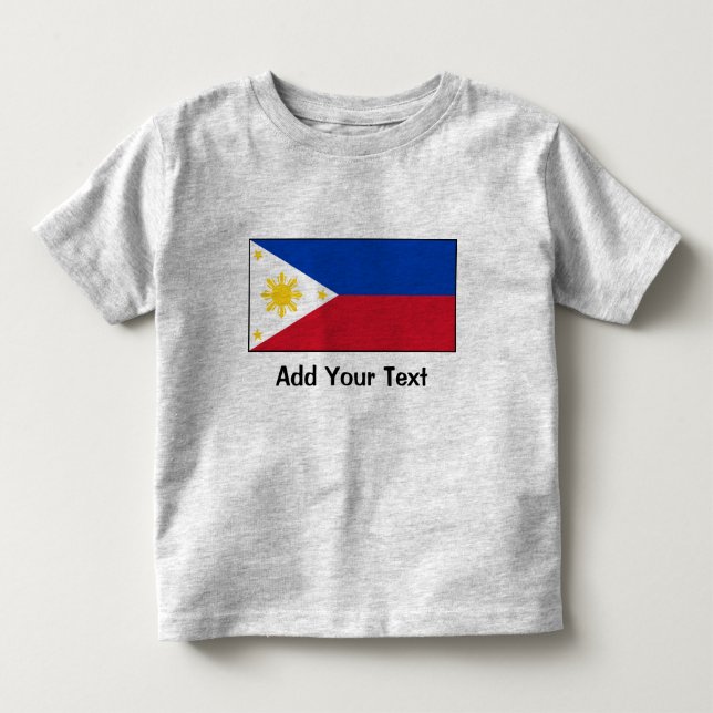Philippines – Filipino Flag Toddler T-shirt (Front)