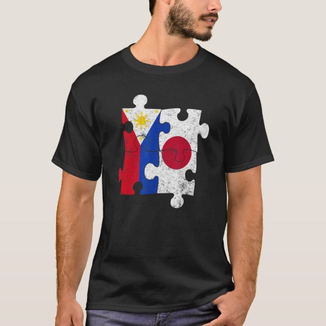Philippines Filipino Japanese Japan Japino Proud M T-Shirt (Front)