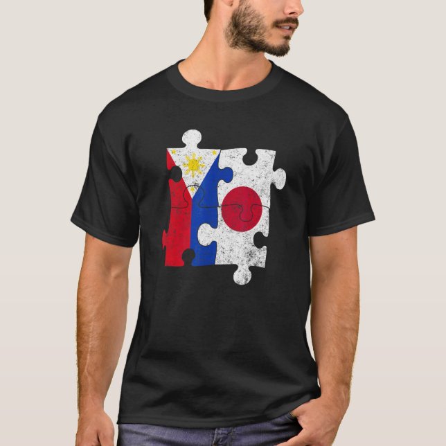 Philippines Filipino Japanese Japan Japino Proud M T-Shirt (Front)