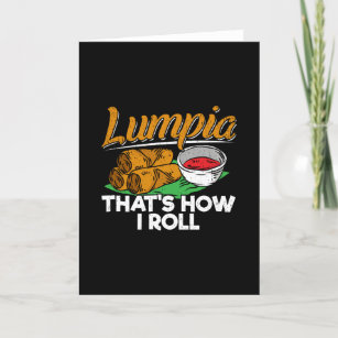 Philippines Filipino Lumpia Food Gift - Quote Card