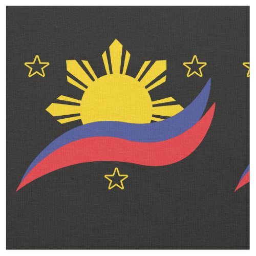 Philippines Filipino Pinoy Flag Fabric