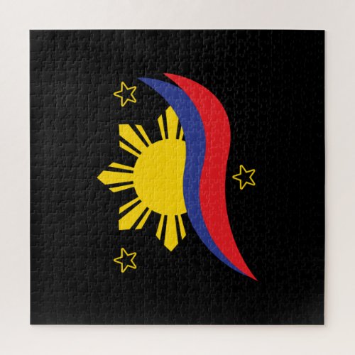 Philippines Filipino Pinoy Flag Jigsaw Puzzle