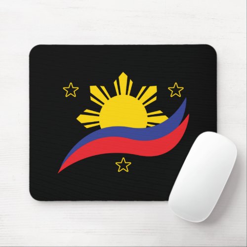 Philippines Filipino Pinoy Flag Mouse Pad