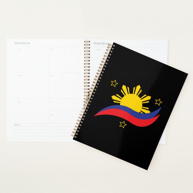 Philippines Filipino Pinoy Flag Planner (Display)