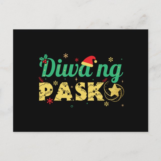 Philippines Filipino Spirit of Christmas Postcard (Front)