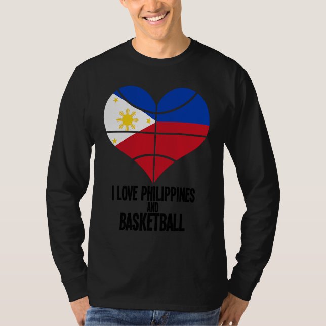 Philippines Filipino Sport Basketball Basket Ball  T-Shirt (Front)