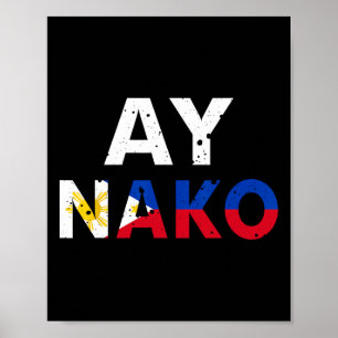 Philippines Filipino Vacation Vintage Souvenir Man Poster