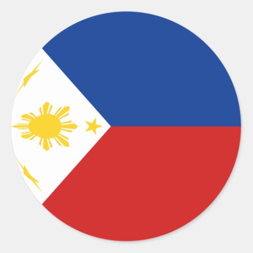 Philippines Fisheye Flag Sticker