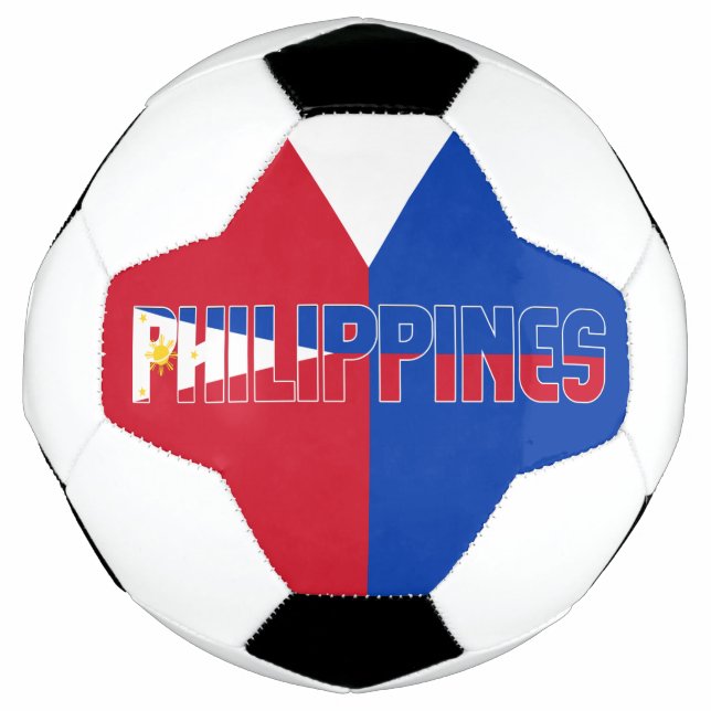 Philippines Flag Adorable Patriotic Soccer Ball (Front)