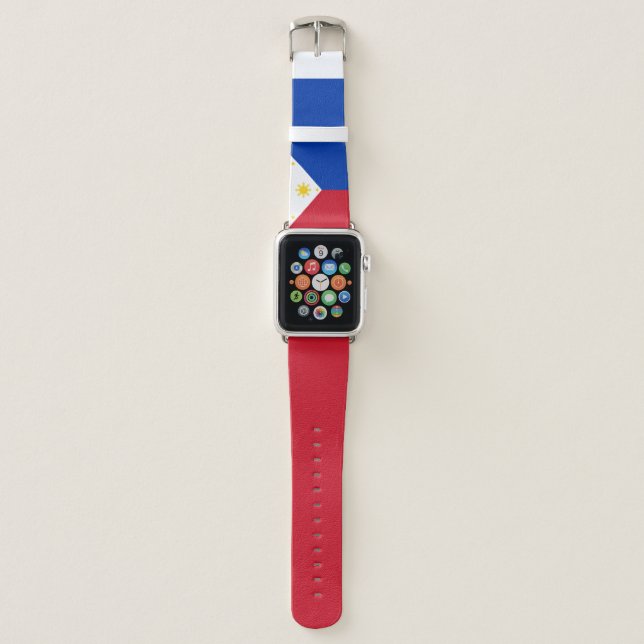 Philippines Flag Apple Watch Band (Front)