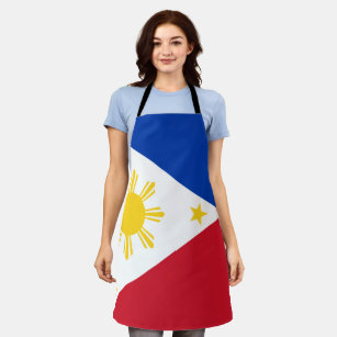 Philippines flag apron