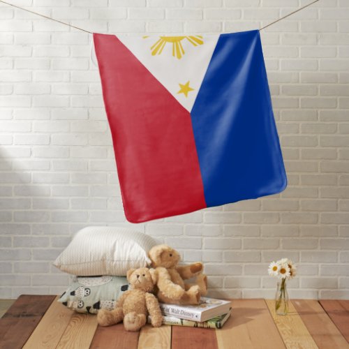 Philippines flag  baby blanket