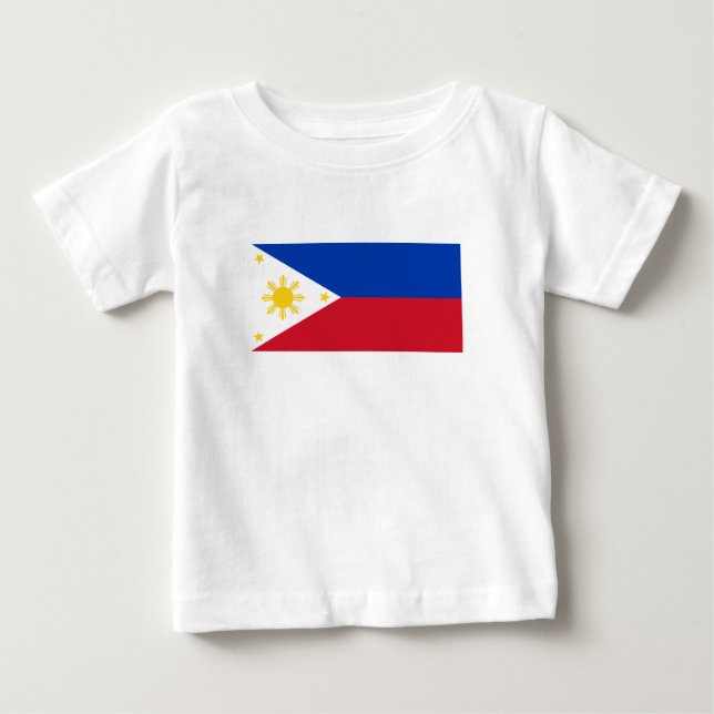 Philippines Flag Baby T-Shirt (Front)