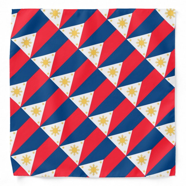 Philippines Flag Bandana (Front)