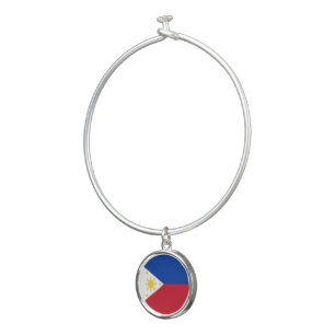 Philippines flag bangle bracelet