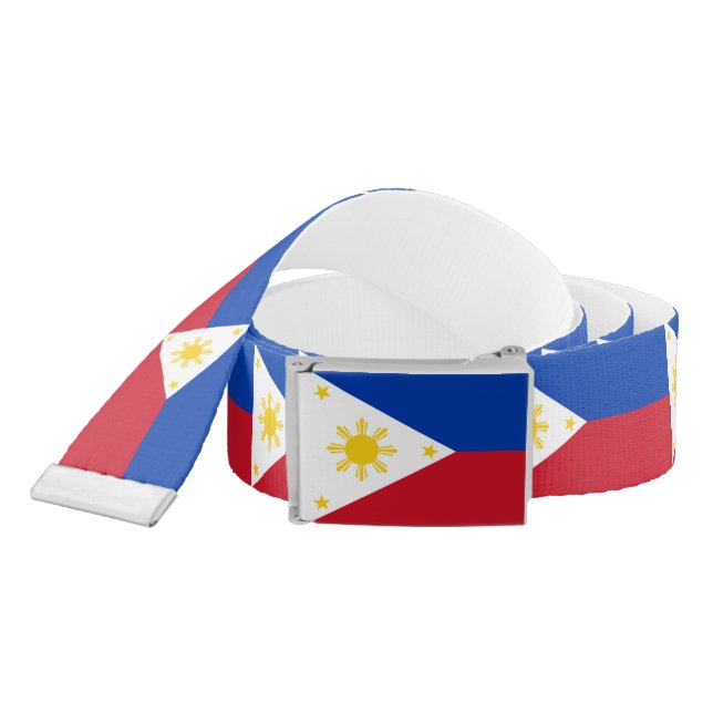 Philippines Flag Belt (Snake)