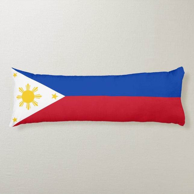 Philippines Flag Body Pillow (Front)