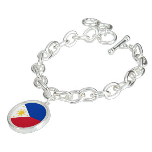 Philippines flag bracelet