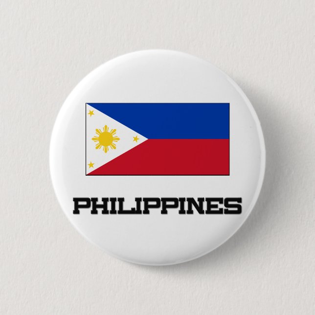 Philippines Flag Button (Front)