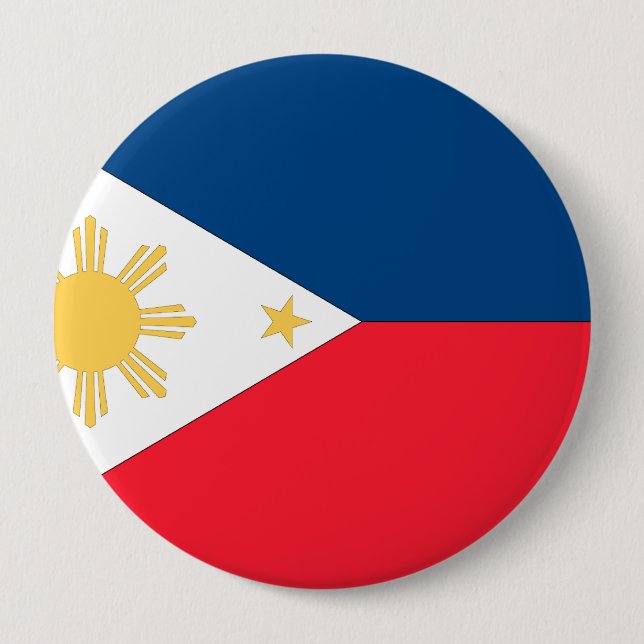 Philippines Flag Button (Front)