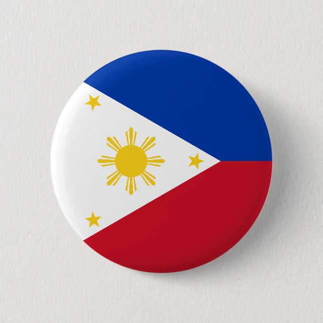 Philippines Flag Button (Front)