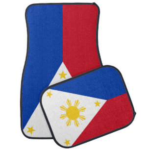Philippines Flag Car Floor Mat