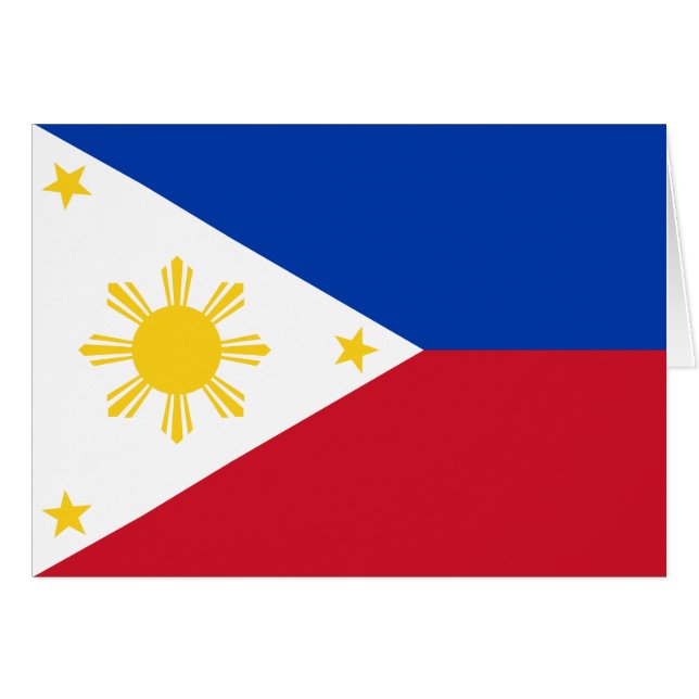 Philippines Flag Cards (Front Horizontal)