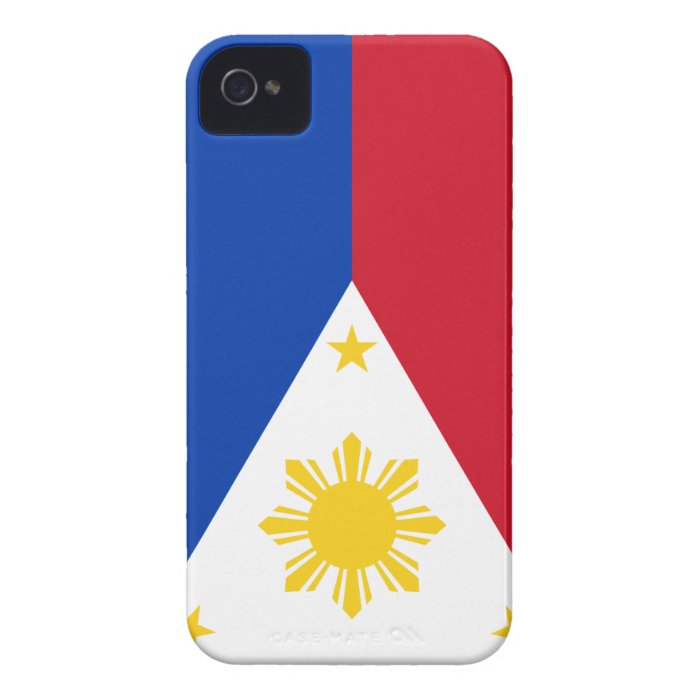 Philippines Flag Case Mate iPhone 4 Case