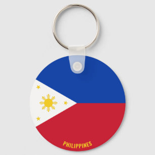Philippines Flag Charming Patriotic Keychain