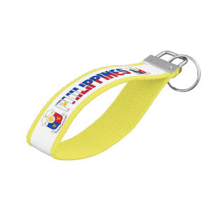 Philippines Flag Charming Patriotic Wrist Keychain
