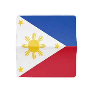 Philippines Flag Checkbook Cover