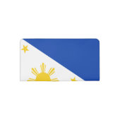 Philippines Flag Checkbook Cover (Back)